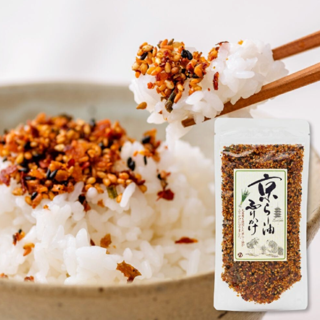 Kyoto Maiko-Han Hi Hi Furikake RA-YU Sprinkle Seasoning Chilli Oil 80g×50 SET