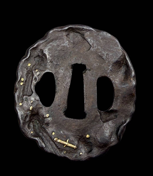 Antique Dragon Tsuba – Mito School, Edo Period – With NBTHK Tokubetsu Kicho Certificate