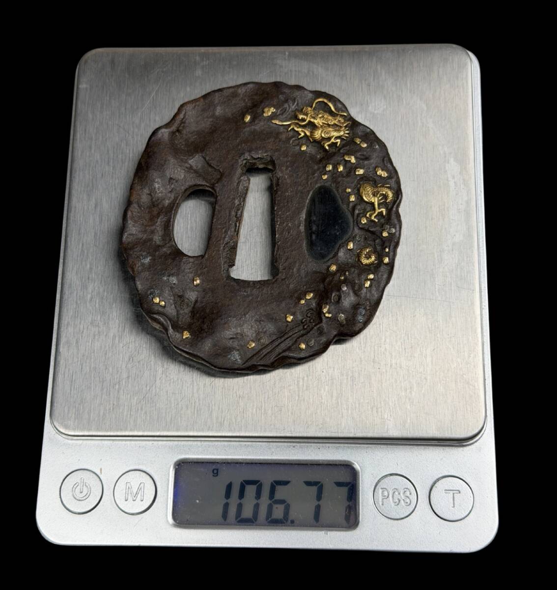 Antique Dragon Tsuba – Mito School, Edo Period – With NBTHK Tokubetsu Kicho Certificate