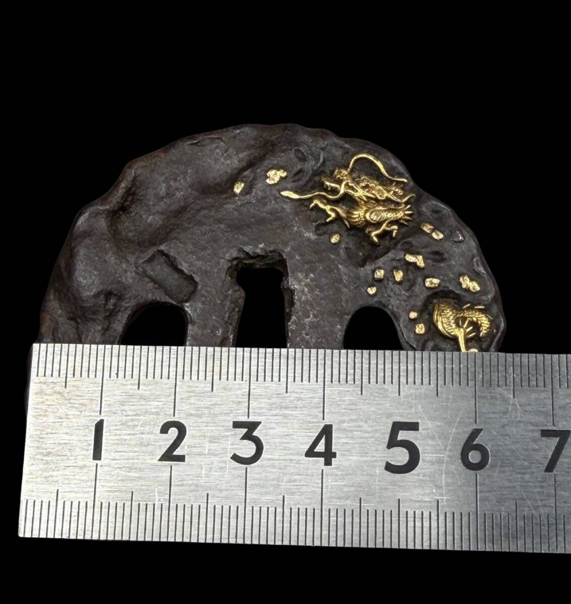 Antique Dragon Tsuba – Mito School, Edo Period – With NBTHK Tokubetsu Kicho Certificate