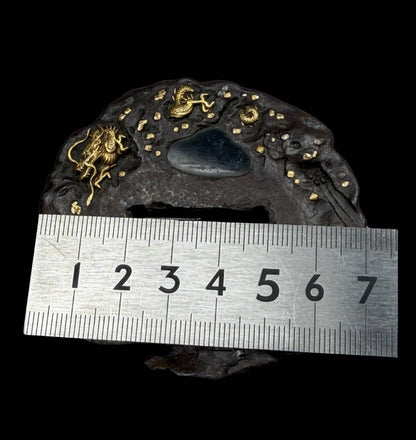 Antique Dragon Tsuba – Mito School, Edo Period – With NBTHK Tokubetsu Kicho Certificate